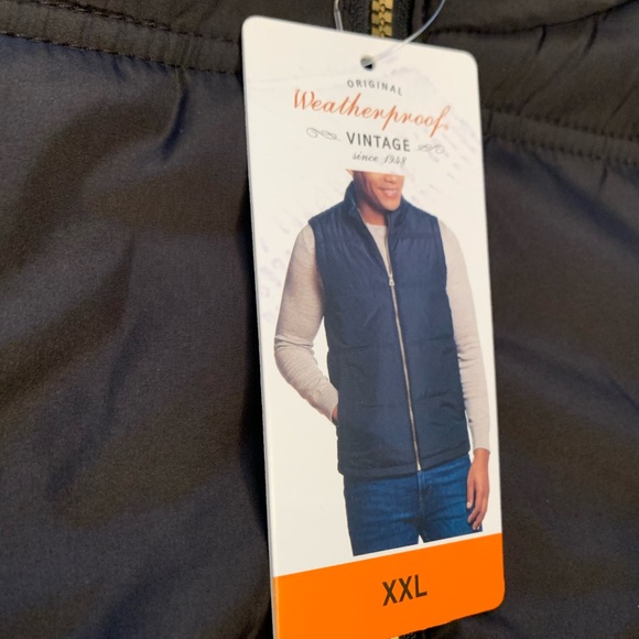 - NWT Weatherproof mens vest with flannel lining Size inside pocket XXL - Picture 9 of 16